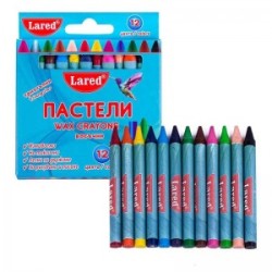 Пастели Lared 12 цвята ,,восъчни ''