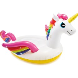 Надуваем остров Еднорог INTEX Mega Unicorn